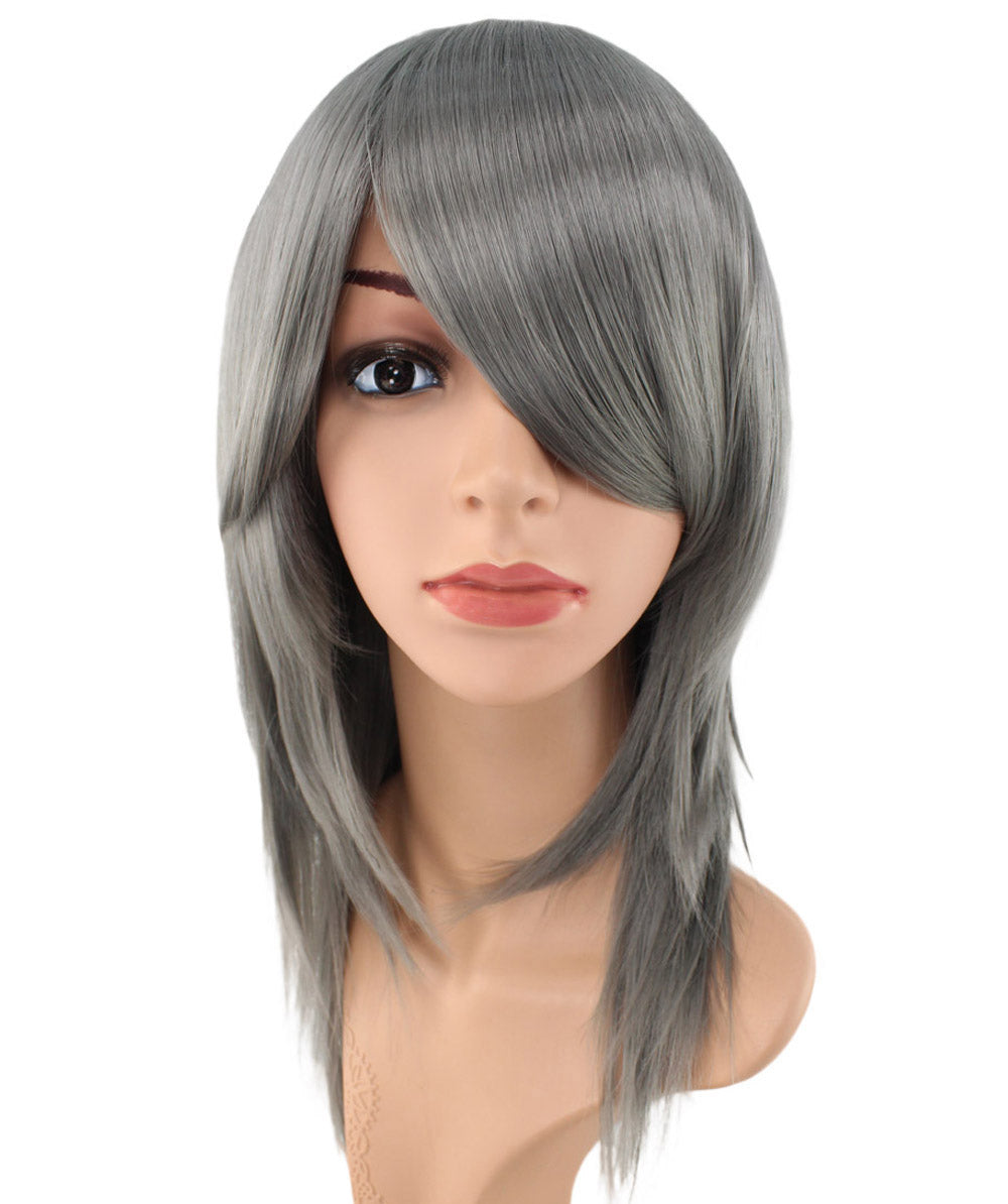 レディースファッション C-071 ロングストレート C-ワインレッド コスプレヒートスタイラブルウィッグ