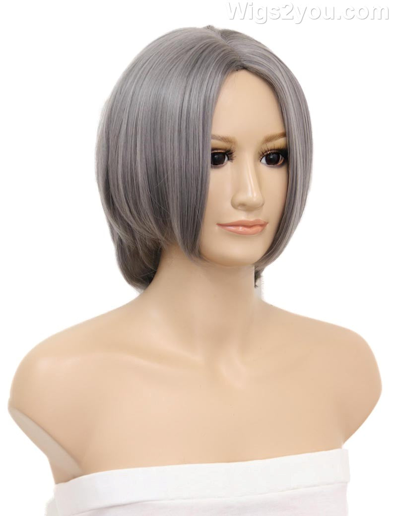 レディースファッション C-047 ショート C-ライトグレー コスプレ ヒートスタイルウィッグ