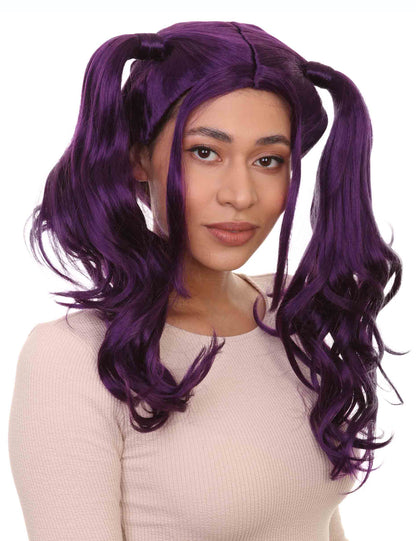 Wigs2you ハロウィンパーティー プレミアム レディース H-749 ドリー ピグテール ウィッグ バイオレット色