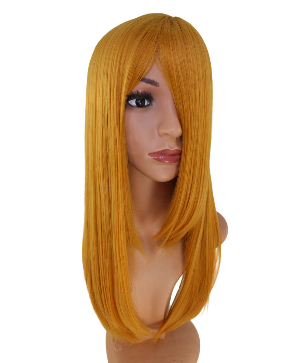 レディースファッション C-054 ロングストレート C-プラチナブロンド コスプレヒートスタイラブルウィッグ