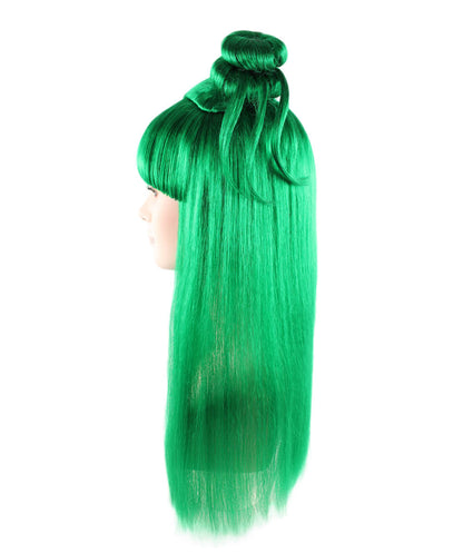 Wigs2you ハロウィン パーティー プレミアム レディース H-1202 快適なフィット感 ダークグリーン アジアン プリンセス ウィッグ