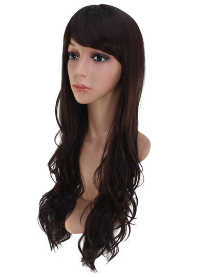 耐熱商品 ロングウィッグ ナチュラルウェーブで女の子らしいスタイルに 74cmで超ロング！ ウィッグネット付き W-519