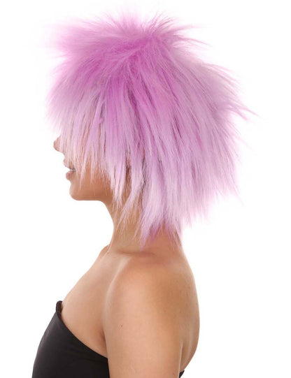 Wigs2you ハロウィンパーティープレミアムレディース H-1692 着け心地が良い とても快適 ファンキーパンク ライトパープルウィッグ