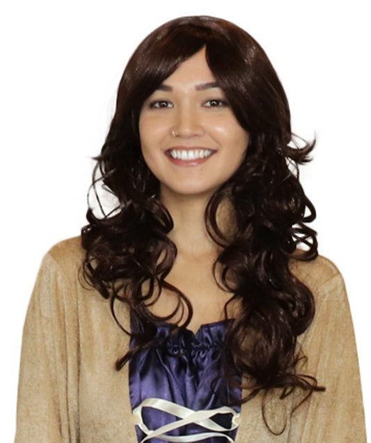 Wigs2you ハロウィンパーティープレミアム レディース H-654 モデルウィッグ ダークブラウン
