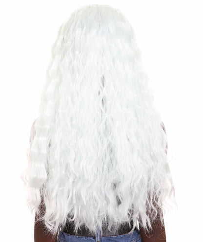 ハロウィンパーティープレミアム レディース H-5254 ショルダーレングスダブルバンブラックヘアウィッグ ブラック