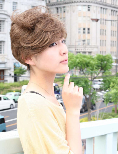 Age 30-40 短い HHB-036 タイムレスエレガンス ナチュラルテクスチャ ヒューマンヘアブレンド