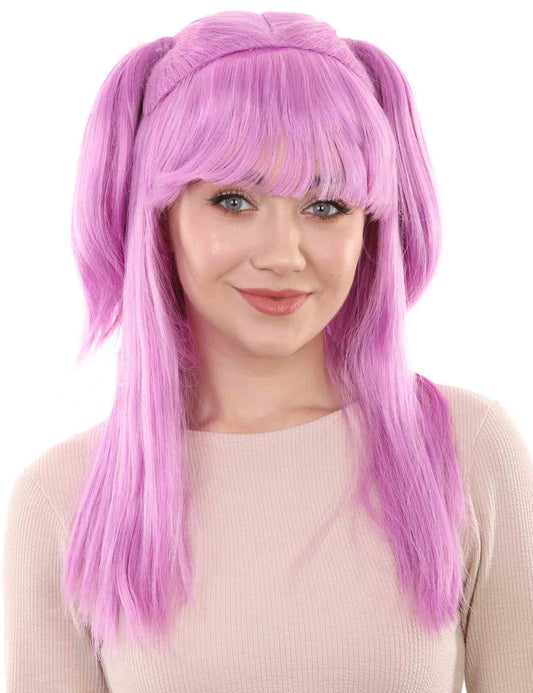 Wigs2you ハロウィンパーティー プレミアム レディース H-787 バナナエンジェルウィッグ Lt パープルカラー