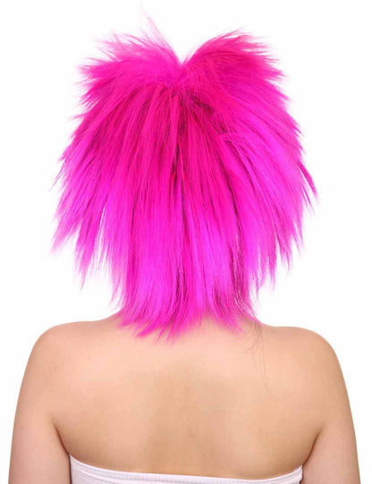 Wigs2you ハロウィンパーティープレミアムレディース H-1694 着け心地が良い とても快適 ファンキーパンク ネオンフューシャウィッグ