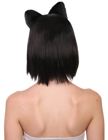 Wigs2you ハロウィンパーティープレミアムレディース H-1679 着け心地が良い とても快適 ブラック バタフライウィッグ
