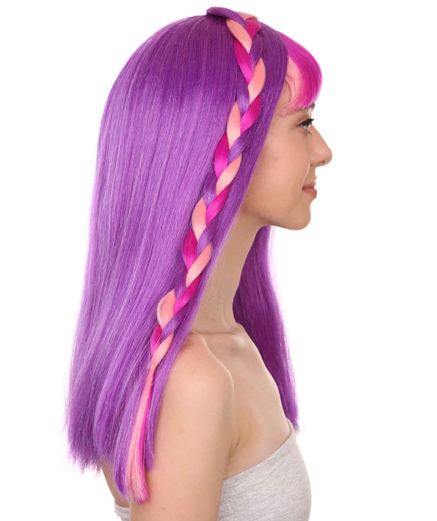 プレミアムハロウィンパーティーレディ H-5456 ロングレングス アニメポニーウィッグ