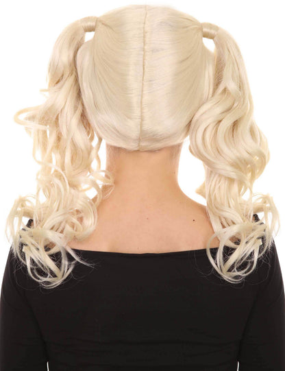 Wigs2you ハロウィンパーティー プレミアム レディース H-761 ドリー ピグテール ウィッグ Lt ブロンドカラー