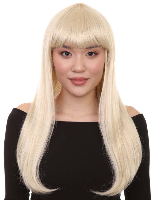 Wigs2you ハロウィン パーティー プレミアム レディース H-668 ロング ブロンド ボブ ウィッグ