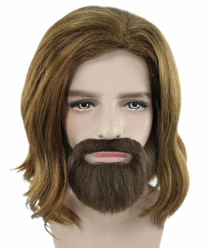 Wigs2you H-3692 スーパーヒーローウィッグ | ブロンゴールド コスプレ ハロウィンウィッグ | プレミアム通気性キャップレスキャップ、メンズ バッキー・バーンズ アベンジャーズ インフィニティ・ウォー ウィッグ