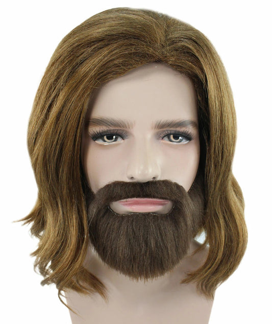 Wigs2you H-3692 スーパーヒーローウィッグ | ブロンゴールド コスプレ ハロウィンウィッグ | プレミアム通気性キャップレスキャップ、メンズ バッキー・バーンズ アベンジャーズ インフィニティ・ウォー ウィッグ