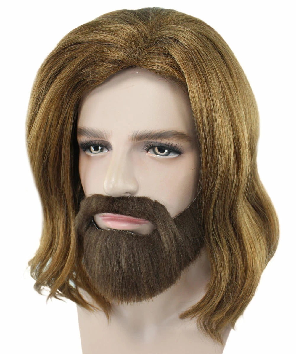 Wigs2you H-3692 スーパーヒーローウィッグ | ブロンゴールド コスプレ ハロウィンウィッグ | プレミアム通気性キャップレスキャップ、メンズ バッキー・バーンズ アベンジャーズ インフィニティ・ウォー ウィッグ