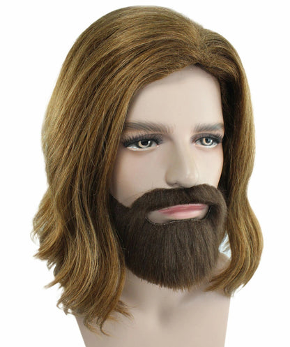 Wigs2you H-3692 スーパーヒーローウィッグ | ブロンゴールド コスプレ ハロウィンウィッグ | プレミアム通気性キャップレスキャップ、メンズ バッキー・バーンズ アベンジャーズ インフィニティ・ウォー ウィッグ