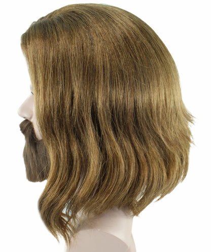 Wigs2you H-3692 スーパーヒーローウィッグ | ブロンゴールド コスプレ ハロウィンウィッグ | プレミアム通気性キャップレスキャップ、メンズ バッキー・バーンズ アベンジャーズ インフィニティ・ウォー ウィッグ