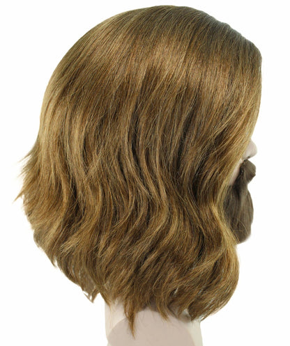 Wigs2you H-3692 スーパーヒーローウィッグ | ブロンゴールド コスプレ ハロウィンウィッグ | プレミアム通気性キャップレスキャップ、メンズ バッキー・バーンズ アベンジャーズ インフィニティ・ウォー ウィッグ