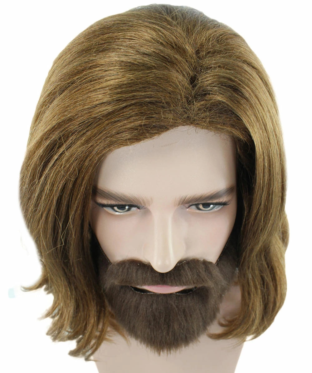 Wigs2you H-3692 スーパーヒーローウィッグ | ブロンゴールド コスプレ ハロウィンウィッグ | プレミアム通気性キャップレスキャップ、メンズ バッキー・バーンズ アベンジャーズ インフィニティ・ウォー ウィッグ