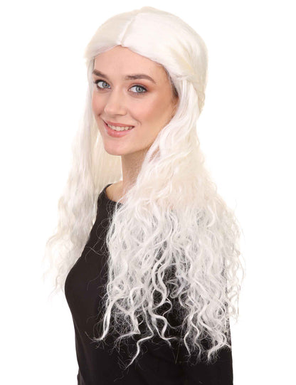 金メッキした女神かつら収集|長い婦人用性格コスプレ・ハロウィンかつら|割増空気を通すCaplessなキャップH-371