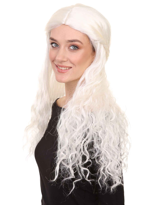 金メッキした女神かつら収集|長い婦人用性格コスプレ・ハロウィンかつら|割増空気を通すCaplessなキャップH-371