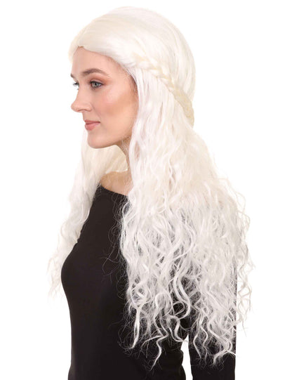 金メッキした女神かつら収集|長い婦人用性格コスプレ・ハロウィンかつら|割増空気を通すCaplessなキャップH-371