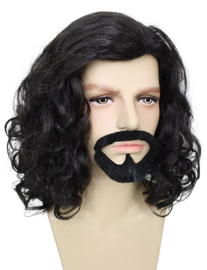 ハロウィン パーティー プレミアム メンズ H-5608 カーリーコスプレ パーティー 洗練された学者 ジェントルマンナイトウィッグ