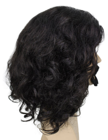 ハロウィン パーティー プレミアム メンズ H-5608 カーリーコスプレ パーティー 洗練された学者 ジェントルマンナイトウィッグ