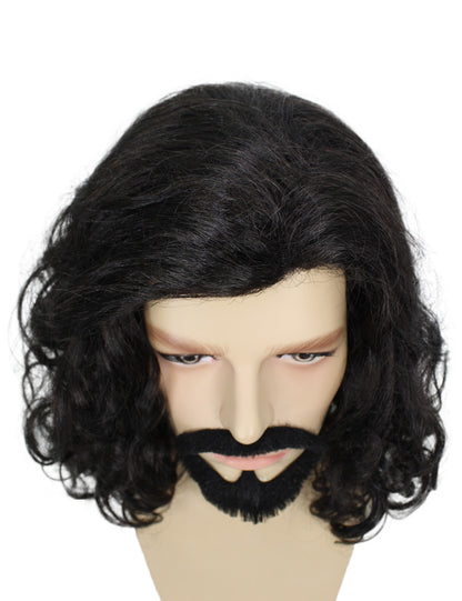 ハロウィン パーティー プレミアム メンズ H-5608 カーリーコスプレ パーティー 洗練された学者 ジェントルマンナイトウィッグ