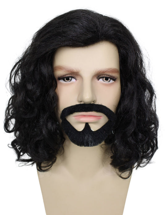 ハロウィン パーティー プレミアム メンズ H-5608 カーリーコスプレ パーティー 洗練された学者 ジェントルマンナイトウィッグ