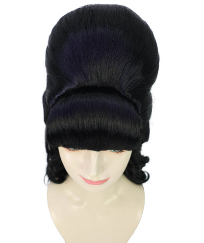 Wigs2you H-6856-BK 大人女性用 60代向け マルチハーフアップウィッグ ポニーテール付き | ハロウィン・コスプレ用ウィッグ | 難燃性合成繊維