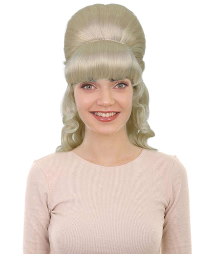 Wigs2you H-6856-BK 大人女性用 60代向け マルチハーフアップウィッグ ポニーテール付き | ハロウィン・コスプレ用ウィッグ | 難燃性合成繊維