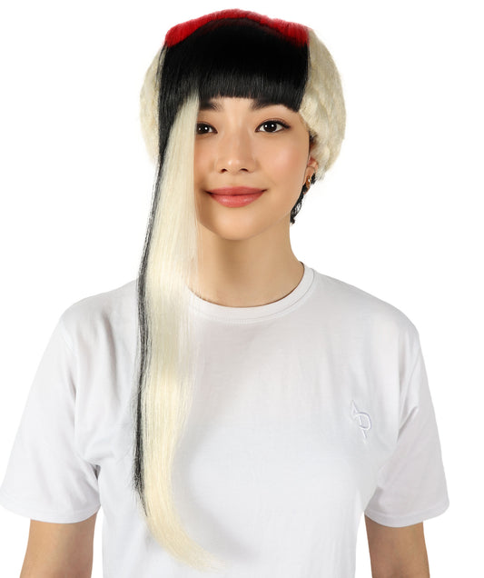 Wigs2you H-6858 大人用 エッジィ アシンメトリー ロング バング グラデーション ウィッグ | コスプレウィッグ | 耐熱合成ファイバー | 自然で軽量・通気性抜群のウィッグ