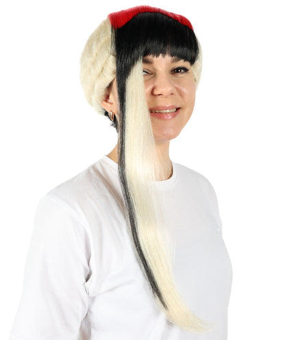 Wigs2you H-6858 大人用 エッジィ アシンメトリー ロング バング グラデーション ウィッグ | コスプレウィッグ | 耐熱合成ファイバー | 自然で軽量・通気性抜群のウィッグ