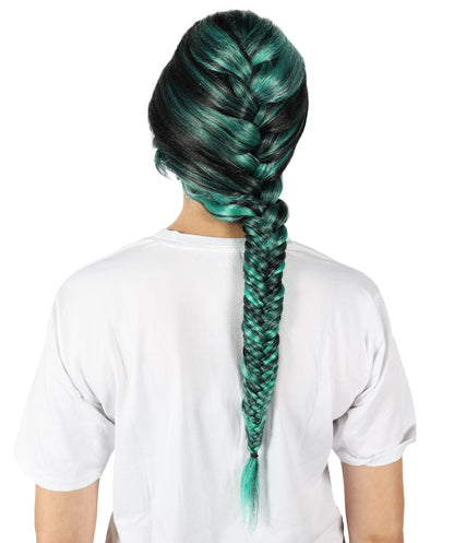 Wigs2you H-6859 大人女性用三つ編みポニーテールウィッグ（前髪付き）｜コスプレウィッグ｜難燃性合成繊維