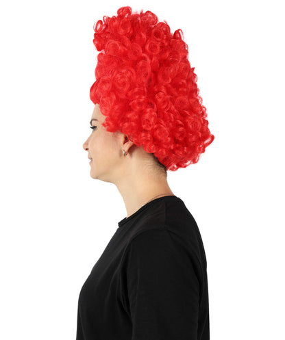 Wigs2you H-6860 大人女性用 大胆なボリュームのある赤いカーリーウィッグ｜コスプレウィッグ｜難燃性合成繊維