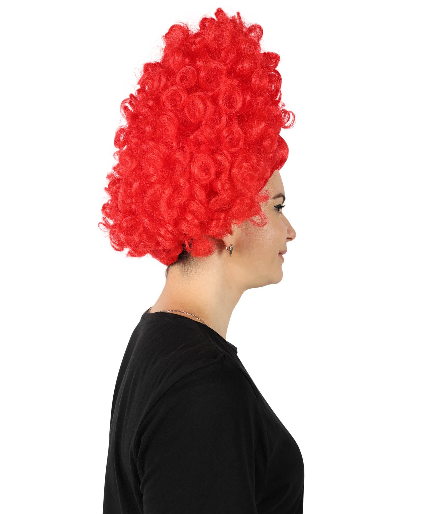 Wigs2you H-6860 大人女性用 大胆なボリュームのある赤いカーリーウィッグ｜コスプレウィッグ｜難燃性合成繊維