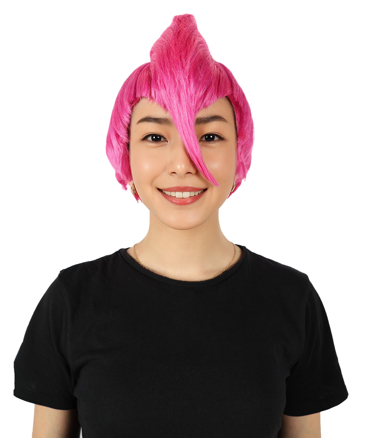 Wigs2you H-6862 大人女性用ストレートピンクモヒカンウィッグ｜コスプレウィッグ｜難燃性合成繊維