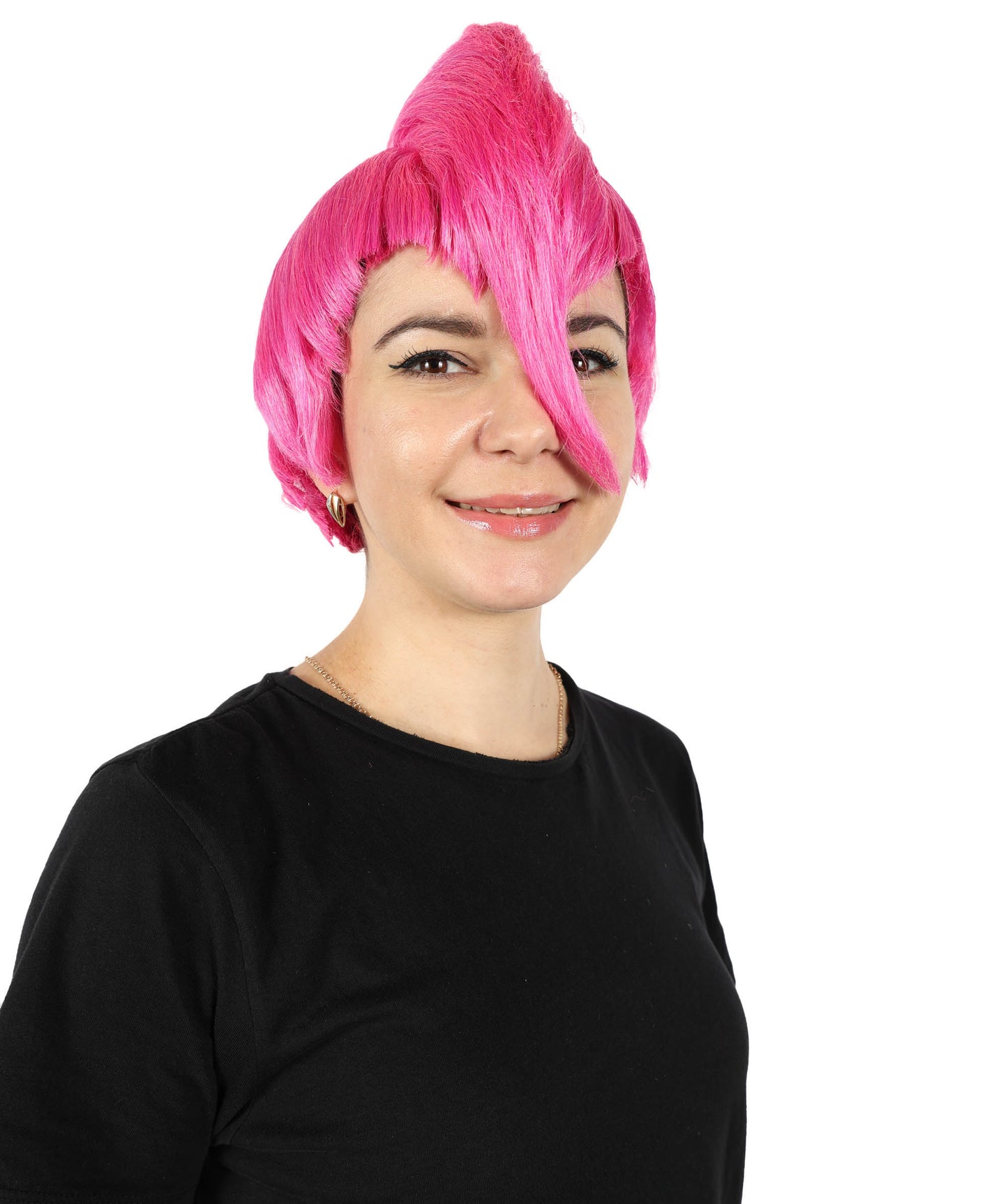 Wigs2you H-6862 大人女性用ストレートピンクモヒカンウィッグ｜コスプレウィッグ｜難燃性合成繊維