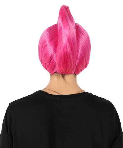 Wigs2you H-6862 大人女性用ストレートピンクモヒカンウィッグ｜コスプレウィッグ｜難燃性合成繊維