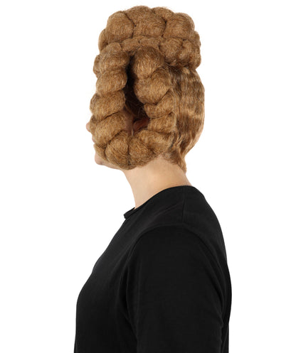 Wigs2you H-6863 大人女性用 リーガルブラウン 編み込みアップウィッグ｜コスプレウィッグ｜難燃性合成繊維