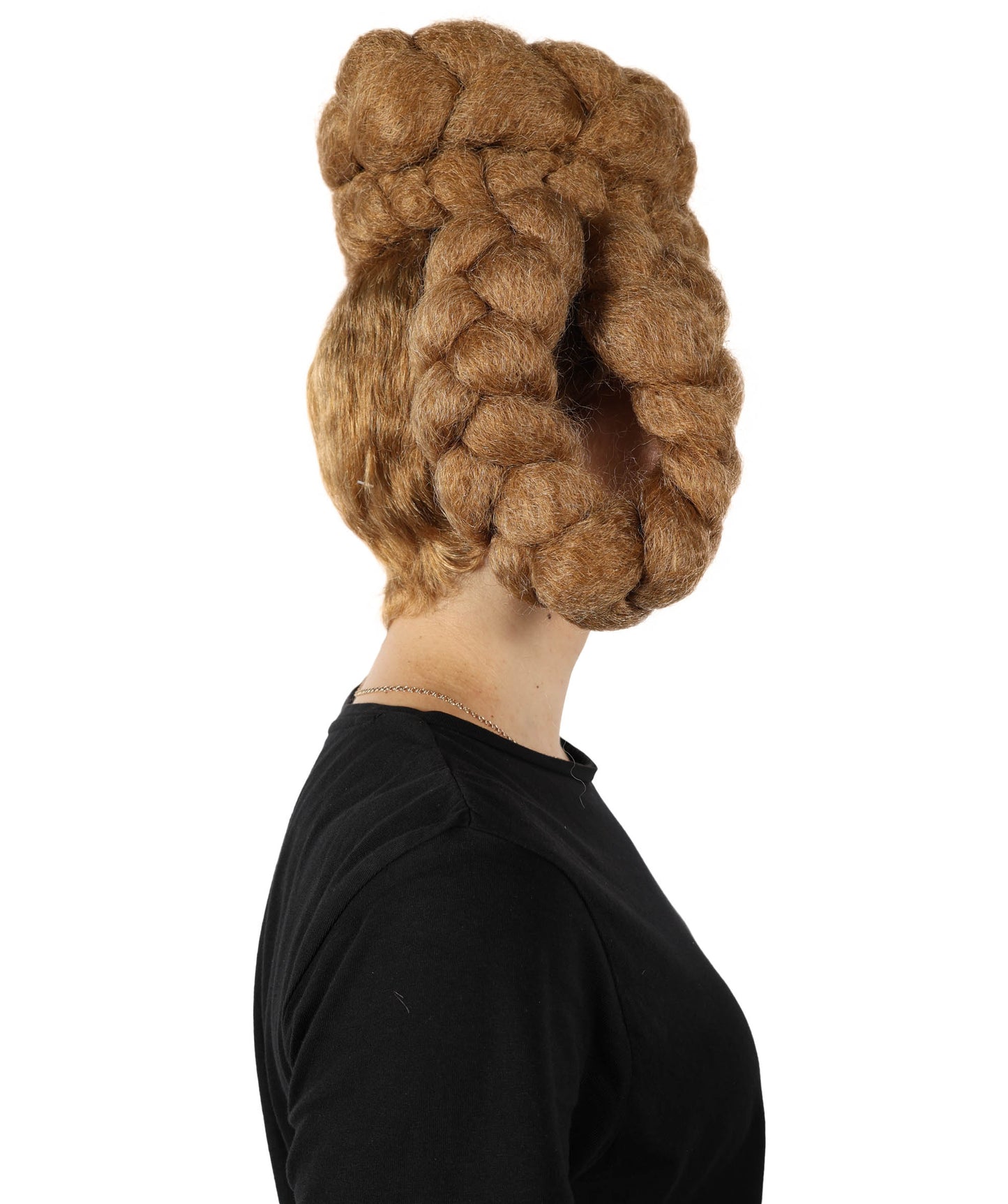 Wigs2you H-6863 大人女性用 リーガルブラウン 編み込みアップウィッグ｜コスプレウィッグ｜難燃性合成繊維