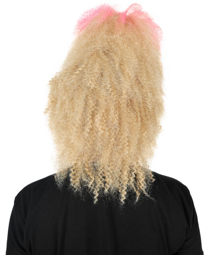 Wigs2you H-6868 大人女性用 80 年代レトロ クリンプ ハイポニーテール ウィッグ ヴィンテージテーマのパーティーやコスプレ用 難燃性合成繊維。