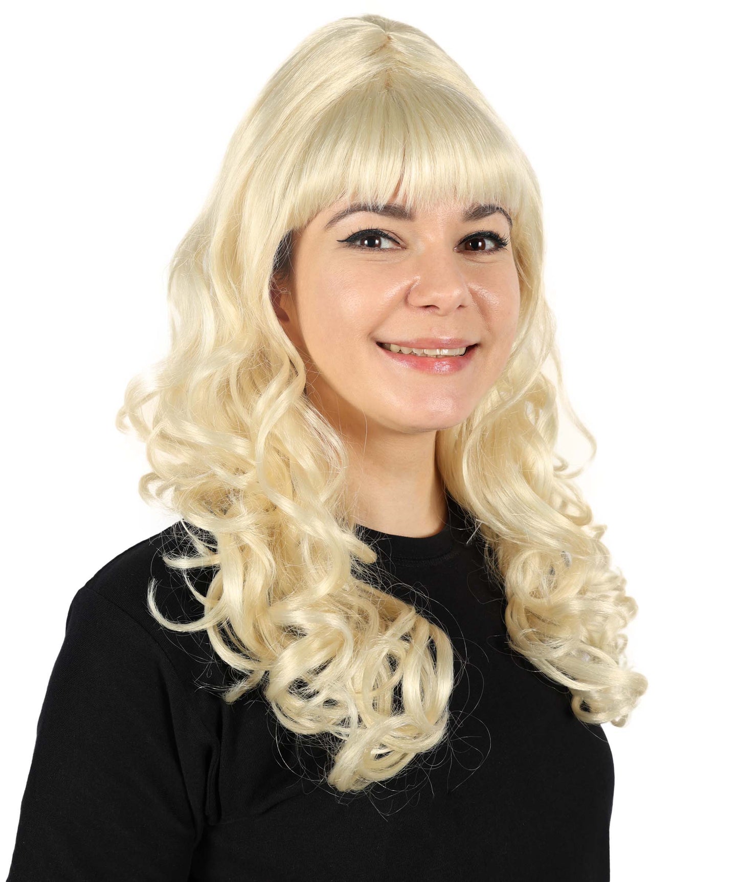 Wigs2you H-6870 大人女性用 ビーハイブビューティー ブロンドウェーブウィッグ - テーマパーティーに最適な象徴的なレトロハイボリュームヘア、難燃性合成繊維