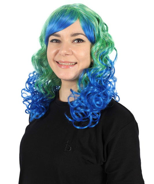 Wigs2you H-6871 大人女性用 ディバタスティック マルチウィッグ – 魅力的なロングカーリーヘアで、大胆なルックスを演出。難燃性合成繊維を使用。