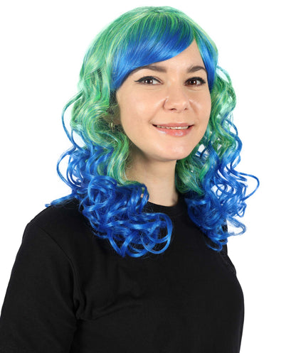 Wigs2you H-6871 大人女性用 ディバタスティック マルチウィッグ – 魅力的なロングカーリーヘアで、大胆なルックスを演出。難燃性合成繊維を使用。