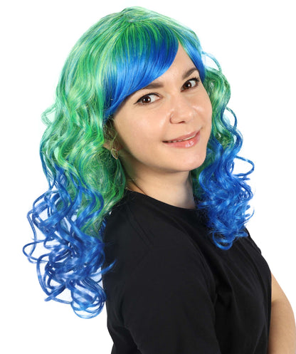 Wigs2you H-6871 大人女性用 ディバタスティック マルチウィッグ – 魅力的なロングカーリーヘアで、大胆なルックスを演出。難燃性合成繊維を使用。