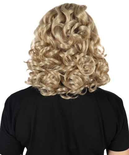 Wigs2you H-6872 大人女性用 40代 スウィートハート ブロンドウィッグ – クラシックな1940年代風カールでヴィンテージ感あふれる魅力を演出。プレミアムな通気性キャップレスキャップと難燃性合成繊維ヘアを使用。
