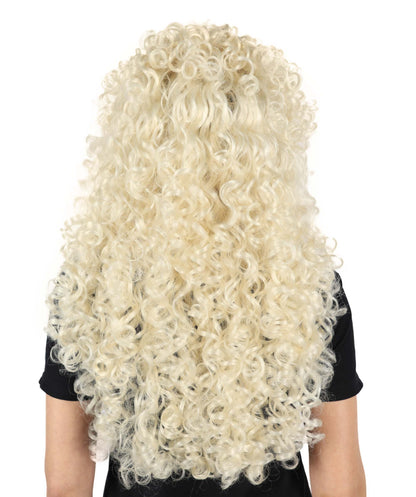 Wigs2you H-6876 大人女性用レディースコスプレ用強カールウィッグ | ロングボリュームブロンドエンジェルウィッグ | コスプレパーティーや特別な機会に最適 調節可能なキャップで快適でしっかりフィット