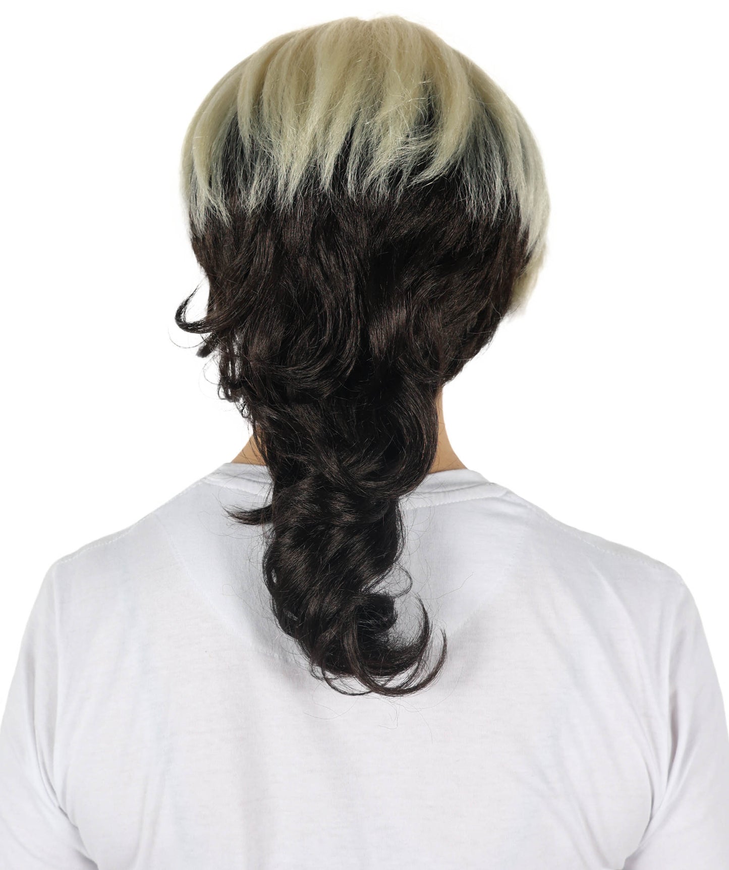 Wigs2you H-6878 大人女性用 ウェーブ マルチカラー マレット ピクシーカット ウィッグ | 鮮やかなコスプレ＆パーティー用ヘアピース | テーマイベントにぴったりの大胆でカラフルなルックス。あらゆる頭のサイズに調整可能で快適にフィット。